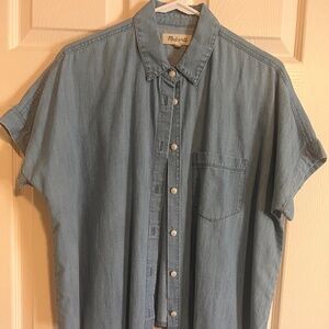 Madewell soft denim shirt
